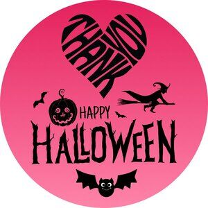 100 Thank You Stickers Halloween